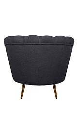 фото Низкое кресло Pearl Black Boucle