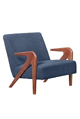 фото Кресло в современном стиле синее Arrow BR в интерьере