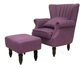 купить стильные Кресло с пуфом Lab Violet V2