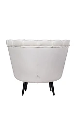 купить Кресло ракушка Pearl Beige на черных ножках
