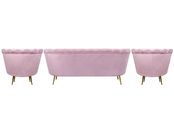 заказать Комплект кресел и дивана ракушка Pearl Triple Pink