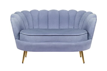 Диван ракушка Pearl Double Blue
