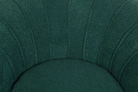 заказать Низкое кресло ракушка Pearl зеленый Boucle