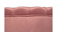 Низкое кресло ракушка Pearl Pink V3 на черных ножках в интернет-магазине