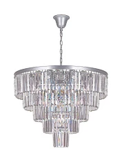 фото Люстра Odeon 5 Rings Silver
