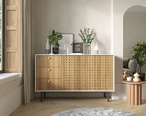 Комод с дверками и ящиками KOTO арт KT26 в интерьере