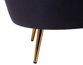 Низкое кресло ракушка Pearl Black на заказ в интернет-магазине