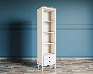 красивые Узкий стеллаж "Odri" с ящиками в стиле Прованс арт od2130L