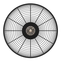 43896 Потолочная люстра RINROE, 1х40W (E27), H200, ?450, сталь, черный на заказ