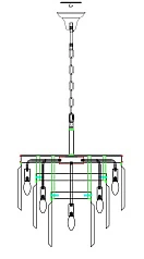 купить стильные Люстра Odeon 3 Rings Silver