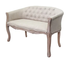 Дизайнерский двухместный диван Kandy Double Mocca цвет коричневый в интерьере