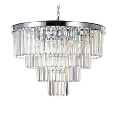 фото Люстра Odeon 4 Rings Chrome в интерьере
