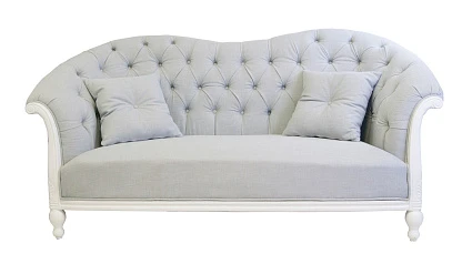 купить стильный Французский диван для гостиниц Velina цвет серый в интернет-магазине