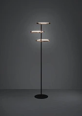 390509 Светодиодный торшер с регулировкой цветовой температуры ESTRELLA, 1X20W(LED), ?530, 2200-6500K, 3500lm, сталь, бронзовый, черный, белый в интернет-магазине