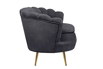 купить Дизайнерский двухместный диван Pearl Double Black в интернет-магазине