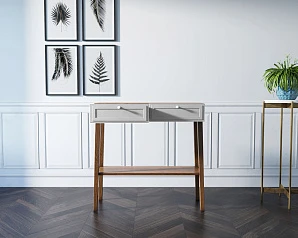 фото Консоль узкая "Andersen" арт AN19WH в интерьере
