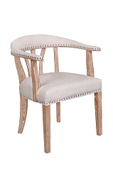 красивый Мягкий стул с подлокотниками Tanner Beige