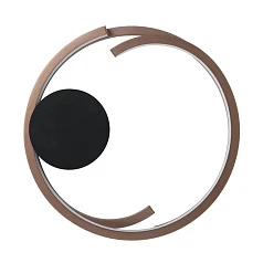 заказать 901825 Светодиодный настенно-потолочный светильник с регулировкой цветовой температуры MEZZOMONTE, 1X20W 1X20W(LED LED), 2700-6500K, 2220 2220lm, алюм