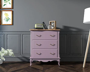 купить Комод Leontina Lavanda три ящика арт ST9356L в интернет-магазине