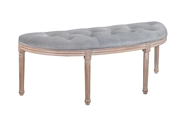 Оттоманка Onora Velvet Gray в интерьере