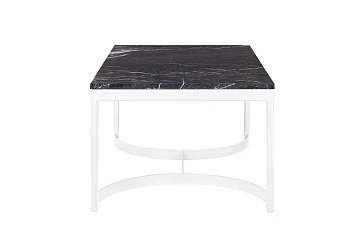 фото Журнальный столик прямоугольный Aron Marble-W в интерьере