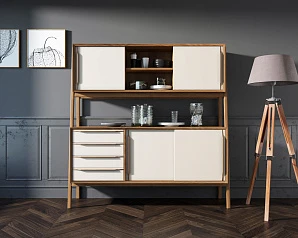 купить красивый Буфет "Bruni white" широкий арт BR37WH в интернет-магазине