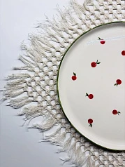 фото Тарелка "Яблочная" диаметр 19см