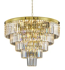 купить красивые Люстра Odeon 5 Rings Gold