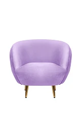Мягкое кресло для гостиниц Small Benee Purple на заказ