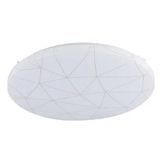 красивые 900612 Потолочный светильник RENDE, LED 19,5W, 2300lm, H60, ?380, сталь, белый/пластик, белый, золотой в интернет-магазине