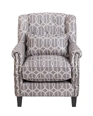 красивое Мягкое полукресло с подлокотниками Scott Grey в интернет-магазине