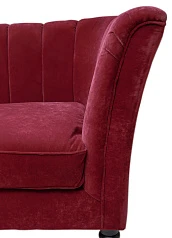 купить Прямой двухместный диван Dalena Vine красный в интернет-магазине