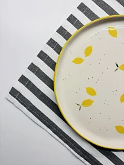 купить Тарелка "Лимонная" диаметр 19см