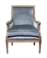 фото Классическое кресло Coolman Grey Velvet