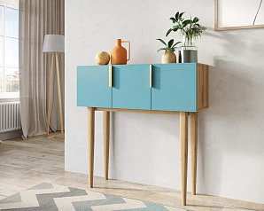 купить Консоль с тремя дверками "Line" LN15/GR1/blue в интернет-магазине