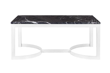 Журнальный столик прямоугольный Aron Marble-W в интерьере