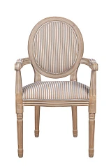 купить красивый Мягкий стул с подлокотниками Volker Arm Orange Pinstripe в интернет-магазине