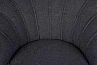 фото Низкое кресло Pearl Black Boucle