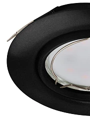 фото 900751 Встраиваемый светильник PENETO, 4,6W (GU10), ?87, сталь, черный в интерьере