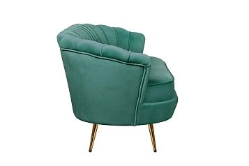 Диван ракушка для гостиниц Pearl Triple Green V2 в интернет-магазине