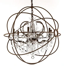 купить стильные Люстра Foucault'S Orb Crystal D75 в интернет-магазине