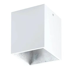 заказать 94499 Светодиодный потолочный светильник POLASSO, 1х3,3W (LED), 100X100, белый, серебряный