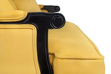 заказать Двухместный дизайнерский диван Brody Double yellow в интернет-магазине