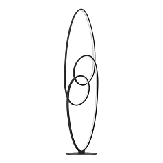 заказать 901015 Светодиодный торшер GIANELLA, 38W(LED), алюминий, сталь, черный/пластик, белый, 3000K, 4400lm в интернет-магазине