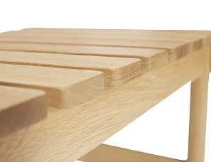 БАНКЕТКА ROW HUBSCH 122 СМ, ДУБ, НАТУРАЛЬНЫЙ на заказ