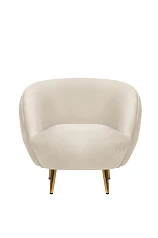 красивое Мягкое кресло для гостиниц Small Benee Beige на заказ