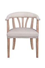 красивый Мягкий стул с подлокотниками Tanner Beige