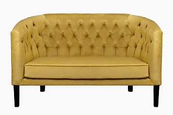 заказать Дизайнерский двухместный диван Harry Gold в интернет-магазине