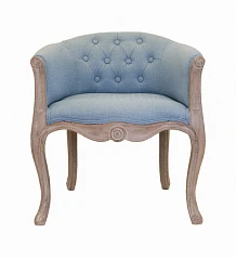 красивое Низкое кресло ретро Kandy Light Blue