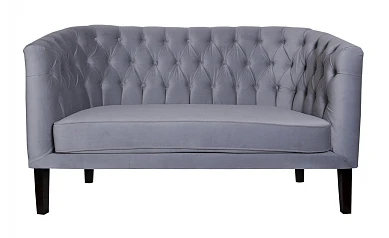 стильный Прямой двухместный диван Harry серый